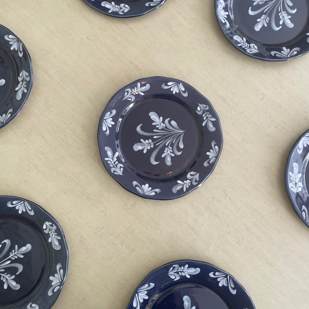 Indigo blue plate