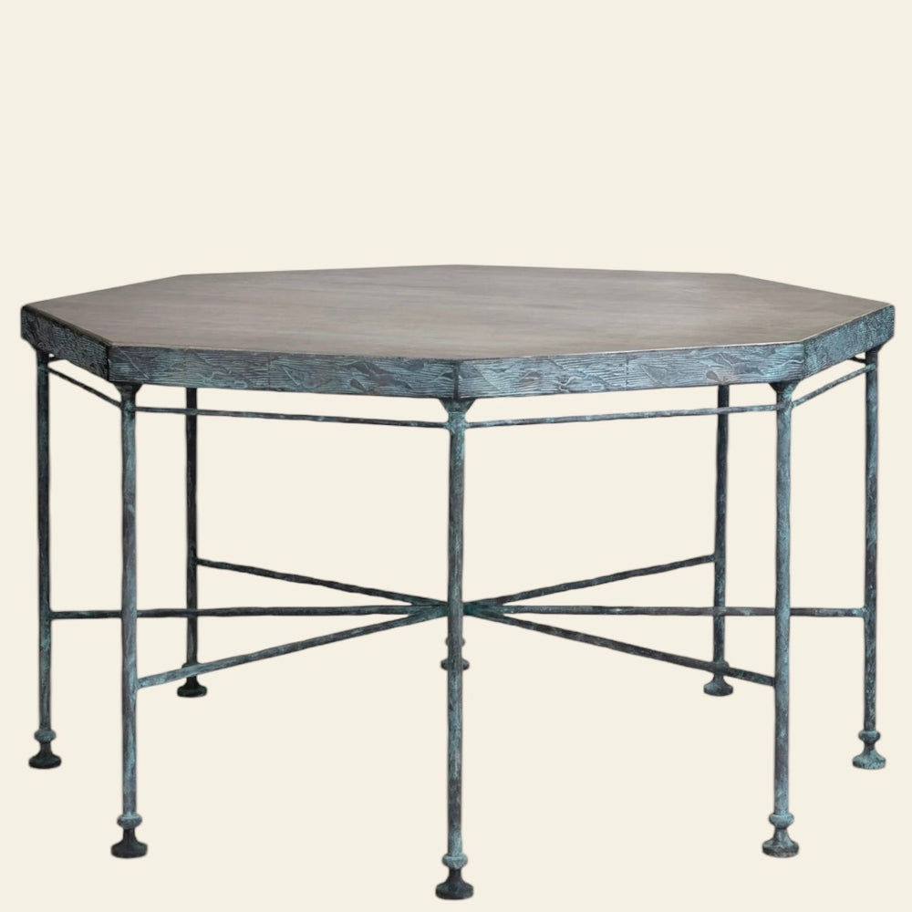 Bronze Octagonal Table
